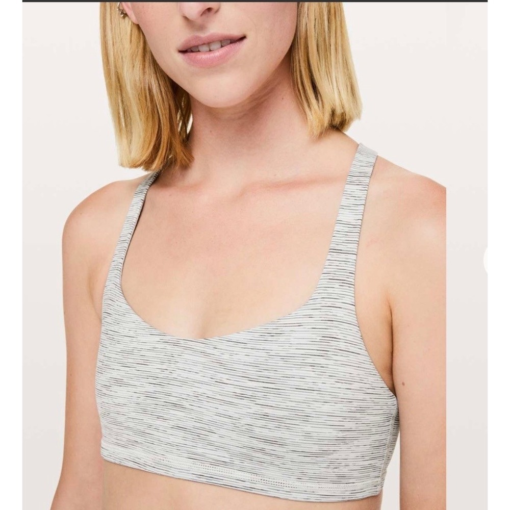 Lululemon Free To Be Bra Wee Are From Space Ice Grey Alpine White 6